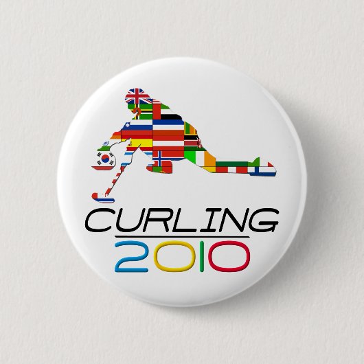 2010: Curling Ronde Button 5,7 Cm (Voorkant)