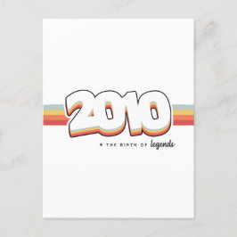 2010 De geboorte van legenden Briefkaart