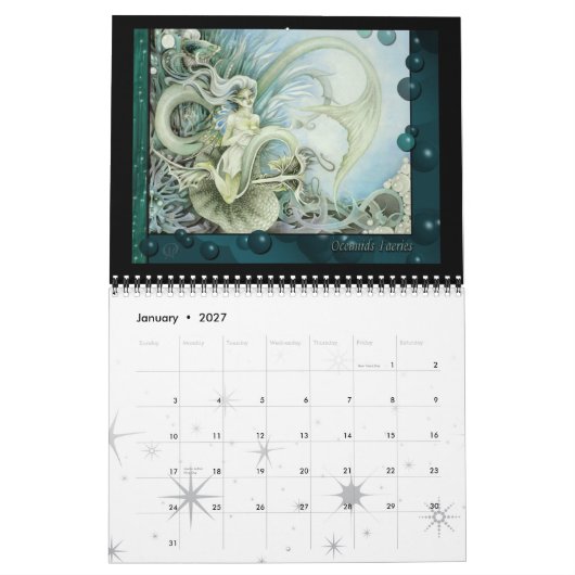 2010 Faery Magick Agenda Kalender (Jan 2027)