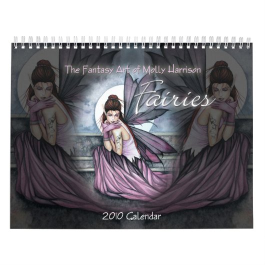 2010 Fairy Kalender Muur Kalender Molly Harrison (Hoes)
