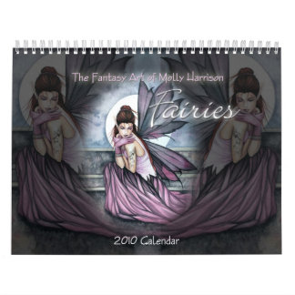 2010 Fairy Kalender Muur Kalender Molly Harrison