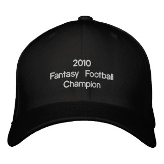 2010 Fantasy Football Kampioen Geborduurde Pet
