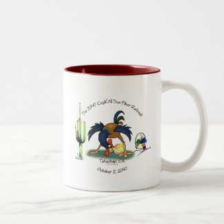 2010 FIber Retreat, want een keer was... Tweekleurige Koffiemok