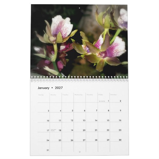 2010 Flower Photography Calendar Kalender (Jan 2027)