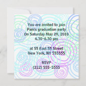 2010 Foto Graduation Party Koral Invitation toevoe Kaart (Achterkant)