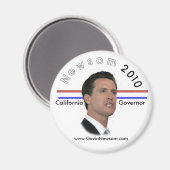 2010 Gavin Newsom magneet (Voorkant / Achterkant)
