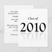 2010 Graduation Invitations -w Kaart (Voorkant / Achterkant)
