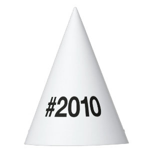 2010 Hashtag 15 Verjaardag Jubileum Feesthoedjes