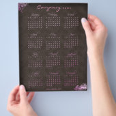 2010 Kalenderroze roze flyer (Hand)