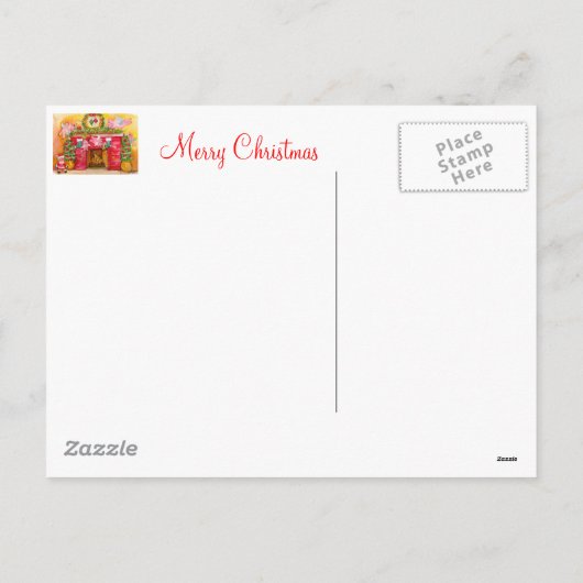 2010 Kerst Decoreren Vliegende Varkens Briefkaart (Achterkant)