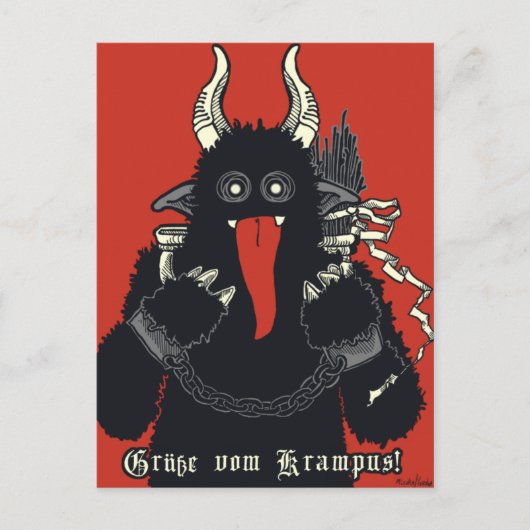 2010 Krampus Briefkaart (Voorkant)