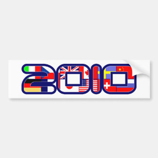 2010 Landen FLAGS Bumpersticker