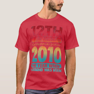  2010 Limited Edition 2010 12 jaar oud 12t T-shirt