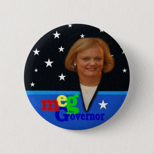 2010 Meg Whitman pin Ronde Button 5,7 Cm (Voorkant)