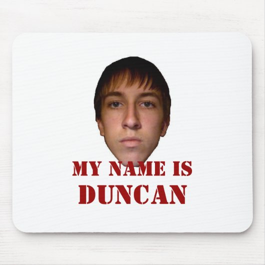 2010 Mousepad, mijn naam is Duncan Muismat (Voorkant)