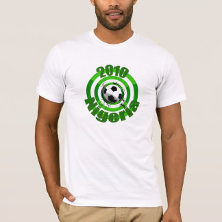 2010 Nigeriaanse Voetbalken rond het Soccer-doel T-shirt