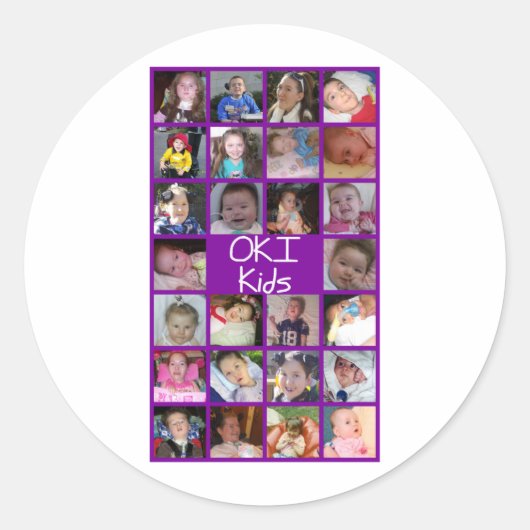 2010 OKI Kinder Ronde Sticker (Voorkant)