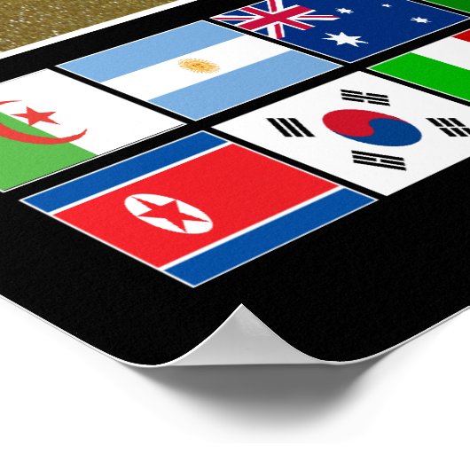 2010 - SA - Wereld Poster (Hoek)