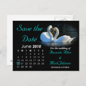 2010 Save the Date, Aankondiging van de bruiloft (Voorkant / Achterkant)