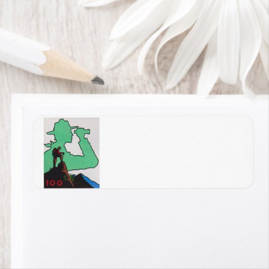 2010 Scouting Centennial Adres Lable David Smith Etiket (Insitu)