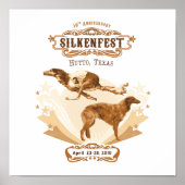 2010 Silkenfest logo Crystal Buckey poster/print Poster (Voorkant)