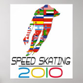 2010: Snelheid schaatsen Poster (Voorkant)