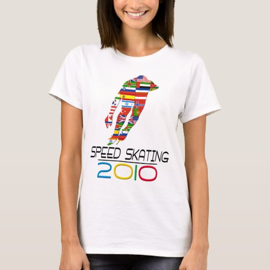 2010: Snelheid schaatsen T-shirt (Voorkant)