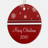 2010 Vroege kerstversiering Keramisch Ornament (Links)