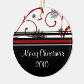 2010 Vroege kerstversiering Keramisch Ornament (Links)