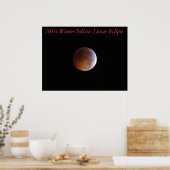 2010 Winter Solistic Lunar eclipse Canvas Print (Keuken)