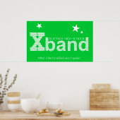2010 Xband Poster (kalkgroen) (Keuken)