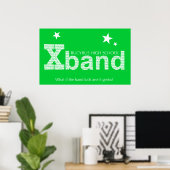 2010 Xband Poster (kalkgroen) (Thuiskantoor)