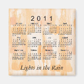 2011 Abstracte minikalender Magneet (Voorkant)