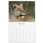 2011 Afrikaanse de dieren Reusachtige grootte van Kalender (Mar 2027)