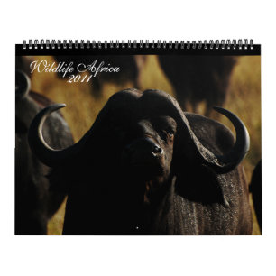 2011 Afrikaanse de dieren Reusachtige grootte van Kalender