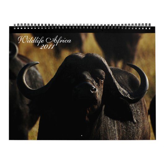 2011 Afrikaanse de dieren Reusachtige grootte van Kalender (Hoes)