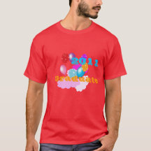 2011 afstudeer t-shirt kleurrijke ballonnen en wol