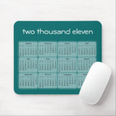 2011 Basic Calendar Mousepad Muismat (Met muis)