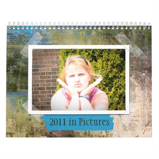 2011 Custom Artsy Calendar - Year in Afbeeldingen Kalender (Hoes)
