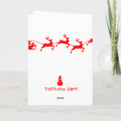 2011 de Kaart van Kerstmis (Achterkant)