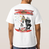 2011 - Defiance Bulldogs Trojan Horse Design T-shirt (Achterkant)