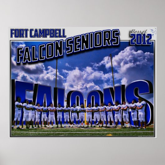 2011 Falcon Seniors - Klasse van 2012 Poster (Voorkant)