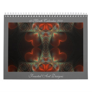 2011 Fractal Art Design Agenda Kalender