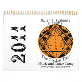 2011 Golden Toad Camp Agenda Kalender