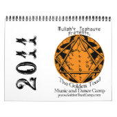 2011 Golden Toad Camp Agenda Kalender (Hoes)