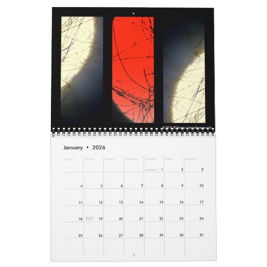 2011 Impressionistische macro Kalender (Jan 2026)