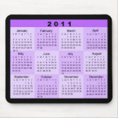 2011 Jaar bij een Kalender van de Blik Muismat (Voorkant)