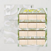 2011 Jaar in één oogopslag Briefkaart (Voorkant / Achterkant)