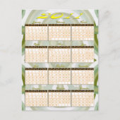 2011 Jaar in één oogopslag Briefkaart (Voorkant)