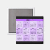 2011 Jaar in één oogopslag Magneet (Voorkant / Achterkant)
